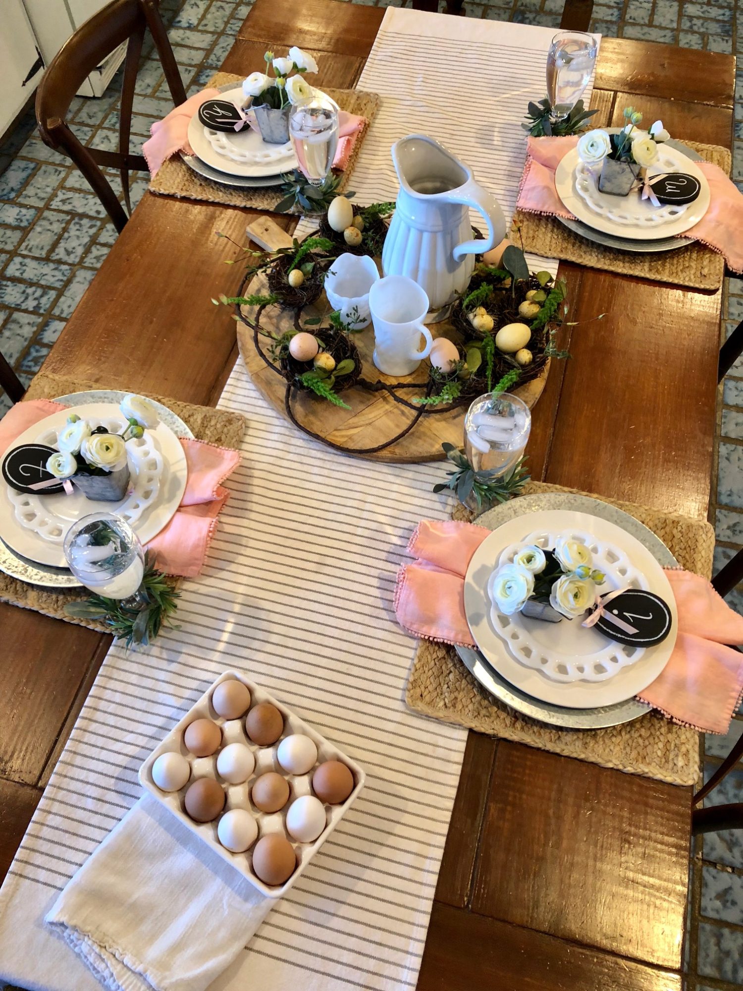 easter dining table